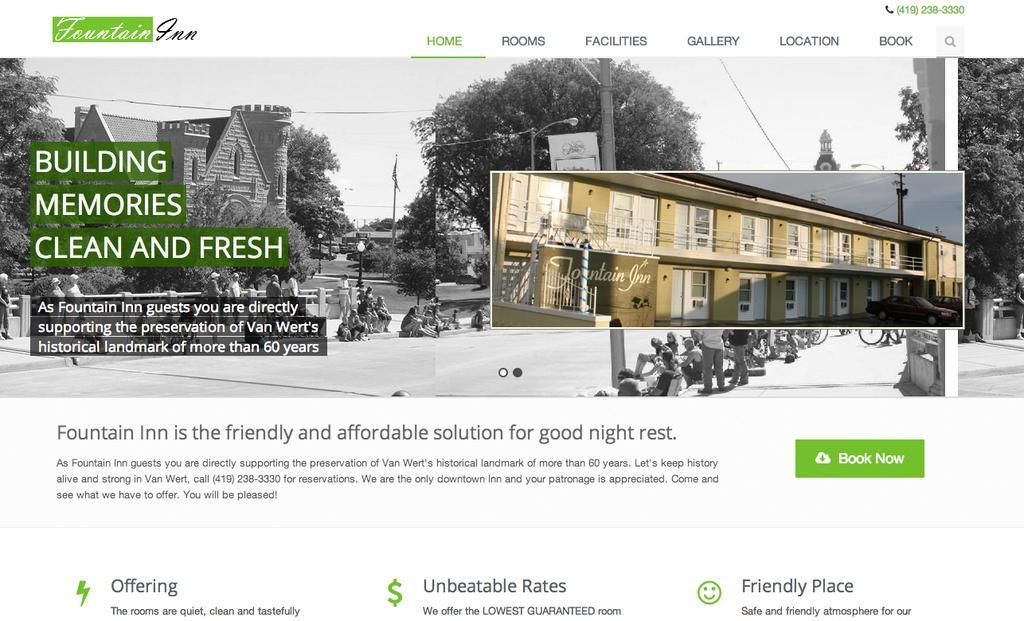 Fountain Inn Van Wert Ngoại thất bức ảnh